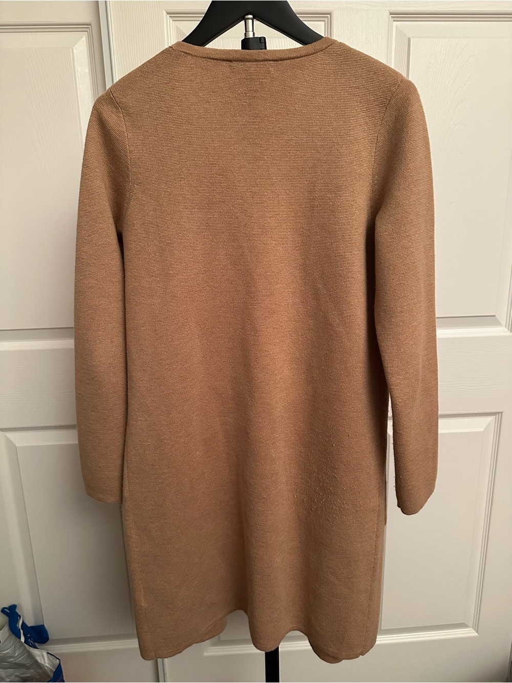 J. Crew Camel Open-Front Long Cardigan - Picture 2 of 3